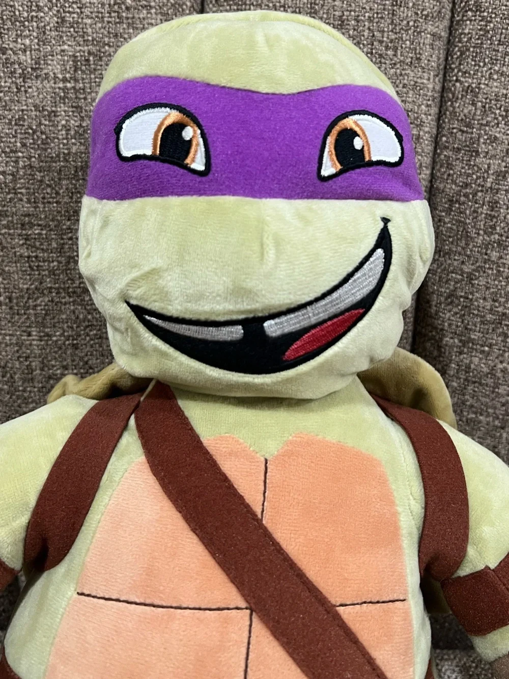 Build-A-Bear TMNT Donatello Plush 18” Teenage Mutant Ninja Turtles Green/Purple